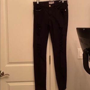 Frame Denim Black Jeans